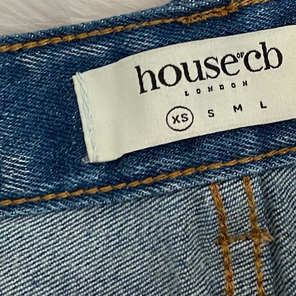 House of Cb BLUE VINTAGE FIT ANTIQUE WASH JEANS - Picture 8 of 10